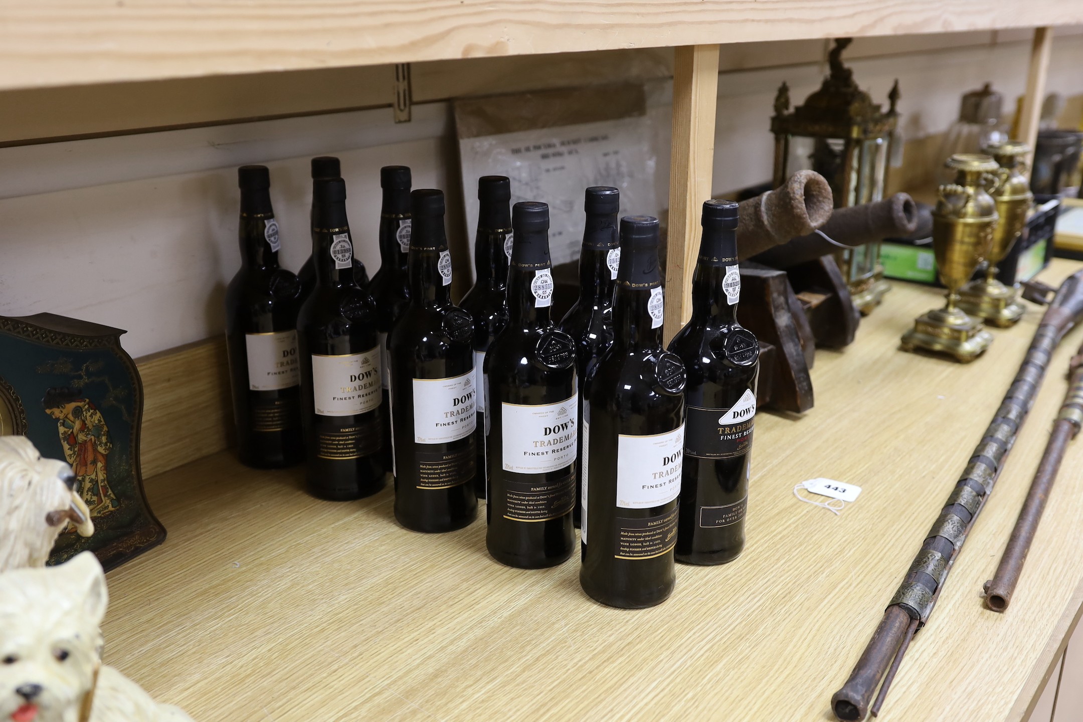 10 bottles of Dow’s trademark port